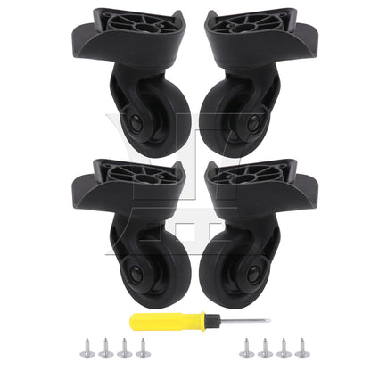 BQLZR Suitcase Luggage Casters Repair Mute Wheels 3.22" W237 Left Right Kit