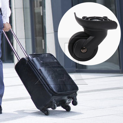 BQLZR 3 Pieces Left Luggage Swivel Caster Wheels Plastic W293 with Screwdrivers