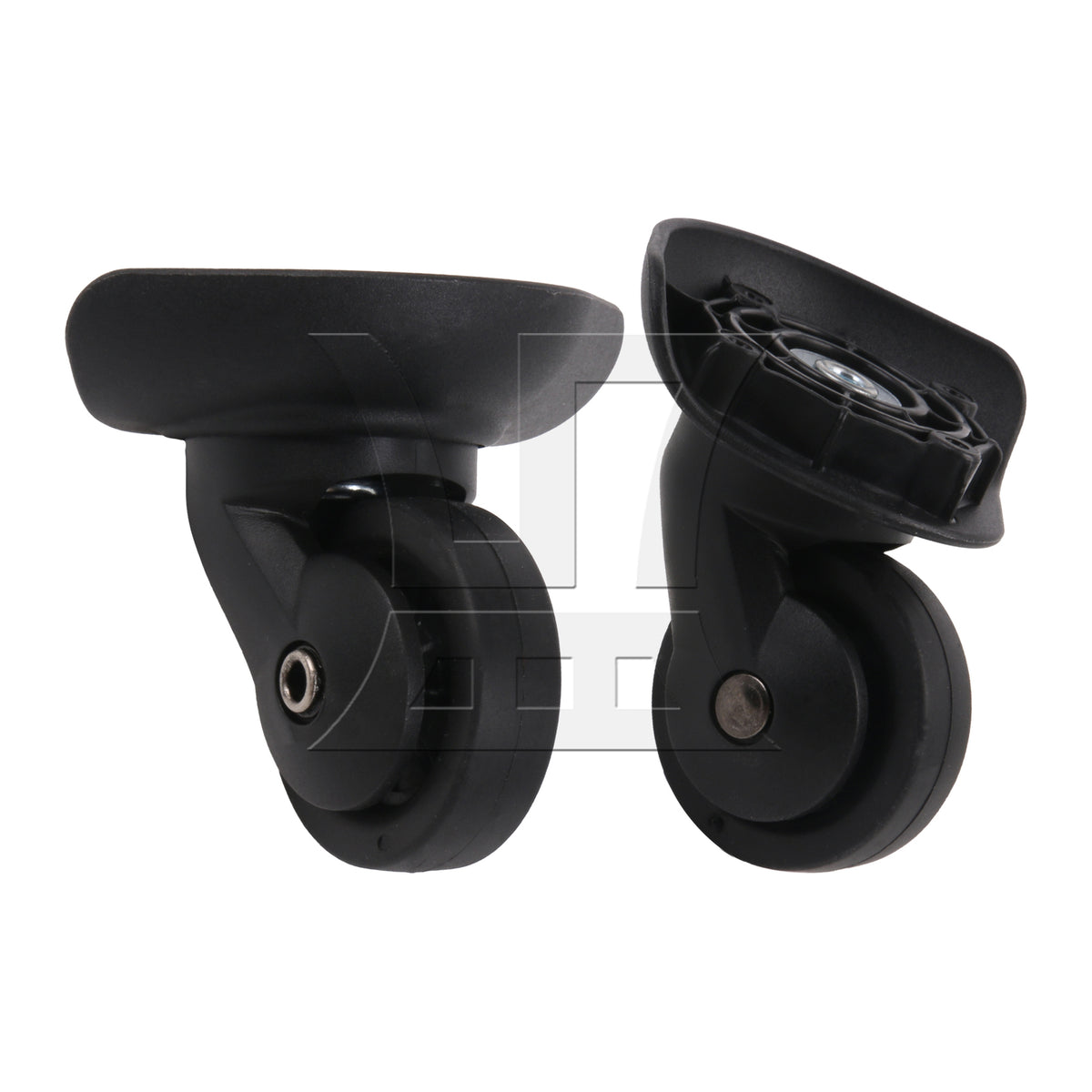BQLZR 3 Pieces Left Luggage Swivel Caster Wheels Plastic W293 with Screwdrivers