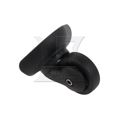 BQLZR 3 Pieces Left Luggage Swivel Caster Wheels Plastic W293 with Screwdrivers