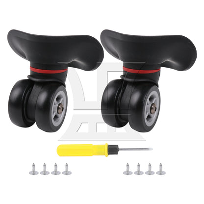 BQLZR Luggage Spinner Wheels 3.94" W042-L Black Right for Suitcases Repair