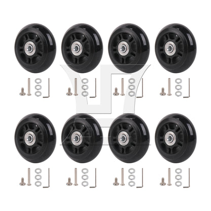 BQLZR 75mm Dia Luggage Replacement Wheels Luggage Suitcase Replacement Wheels Kit