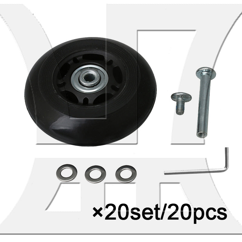 BQLZR 75mm Dia Luggage Replacement Wheels Luggage Suitcase Replacement Wheels Kit