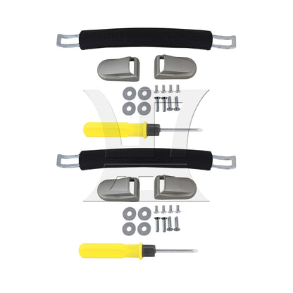 BQLZR Luggage Carry Plastic Handle with Screws Caps 15cm Spare Strap Handle