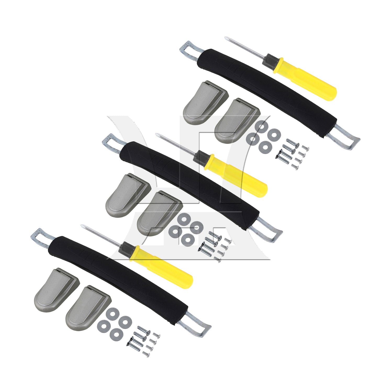 BQLZR Luggage Carry Plastic Handle with Screws Caps 15cm Spare Strap Handle