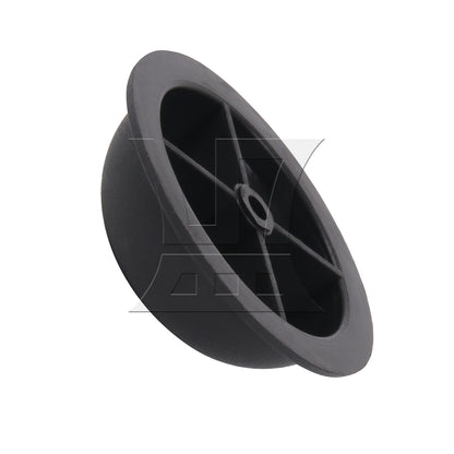 BQLZR Round Luggage Bracket Side Stud Foot Replacement Part 1.57 x 0.55inch