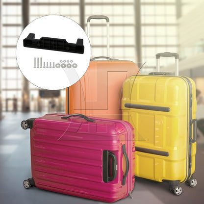 BQLZR Plastic Luggage Feet Bracket Black for Diy Handmade Trolley Cases
