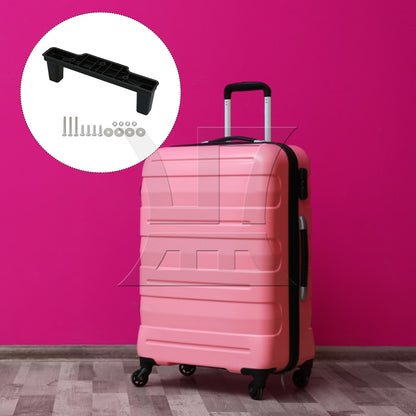 BQLZR Plastic Luggage Feet Bracket Black for Diy Handmade Trolley Cases