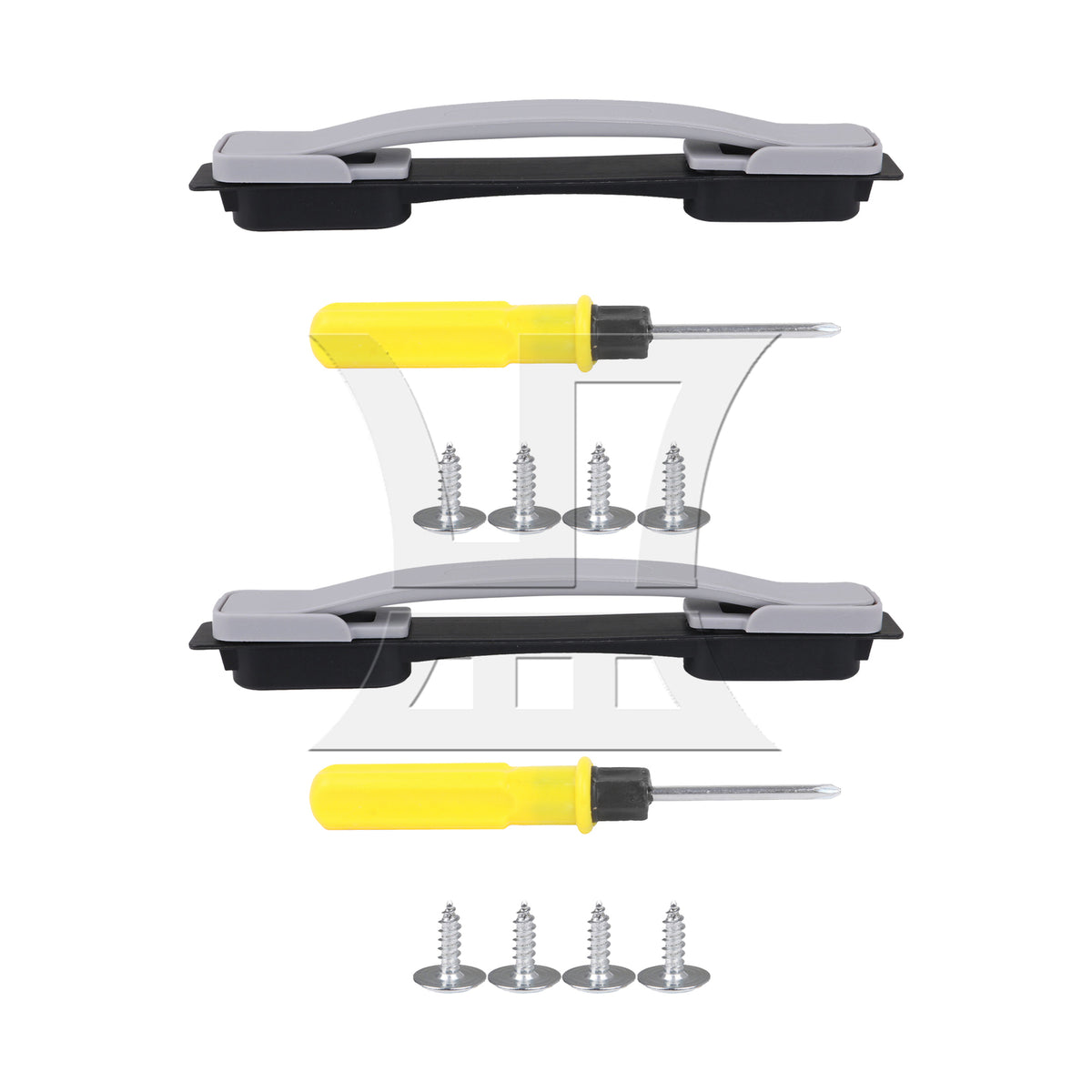 BQLZR Luggage Handle Replacement Flexible Spare Grip 9.25inch w/ Screws B113 Black