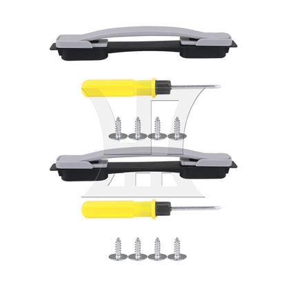 BQLZR Luggage Handle Replacement Flexible Spare Grip 9.25inch w/ Screws B113 Black