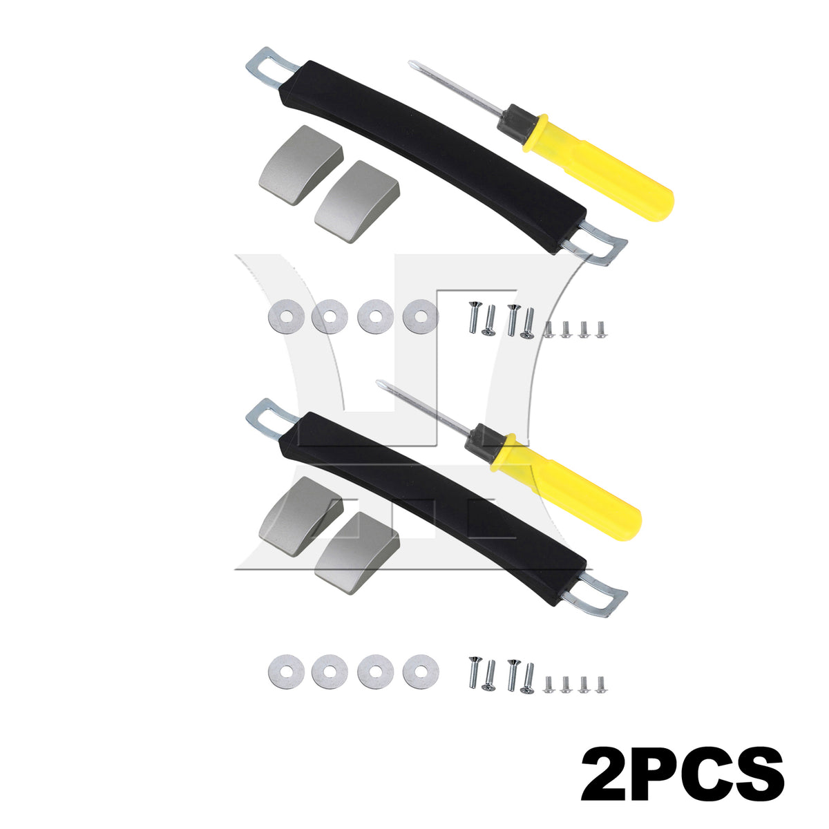 BQLZR 1set Suitcase Handle 14cm 115B Series B009 With Mascara Tube Black for Suitcase Handles Luggage Handles