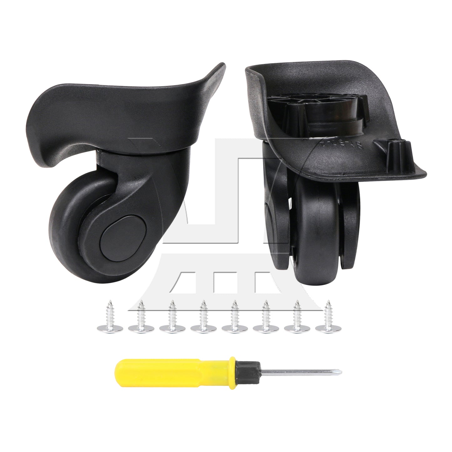 BQLZR Suitcase Swivel Wheel Spare Part 3.54 Inches W041-S Black Left Set for Luggage
