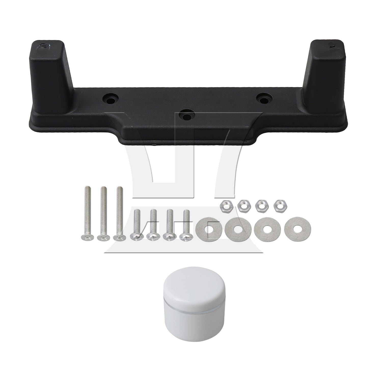 BQLZR Plastic Luggage Feet Bracket Black for Diy Handmade Trolley Cases