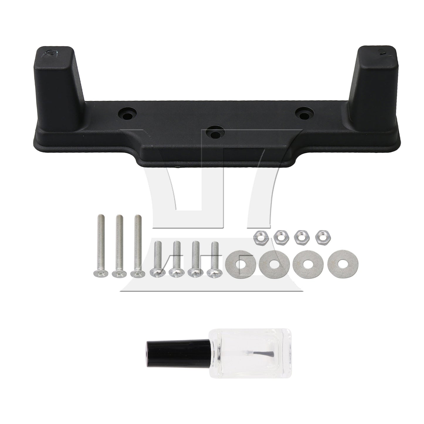 BQLZR Plastic Luggage Feet Bracket Black for Diy Handmade Trolley Cases