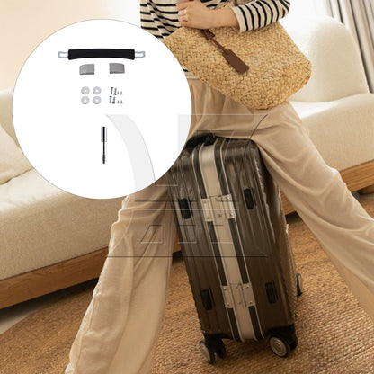 BQLZR 1set Suitcase Handle 14cm 115B Series B009 With Mascara Tube Black for Suitcase Handles Luggage Handles