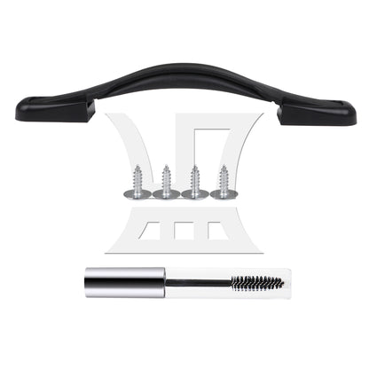 BQLZR Suitcase Handle Replacement Part Black B121 Luggage Holder 8.66Inch with Screw
