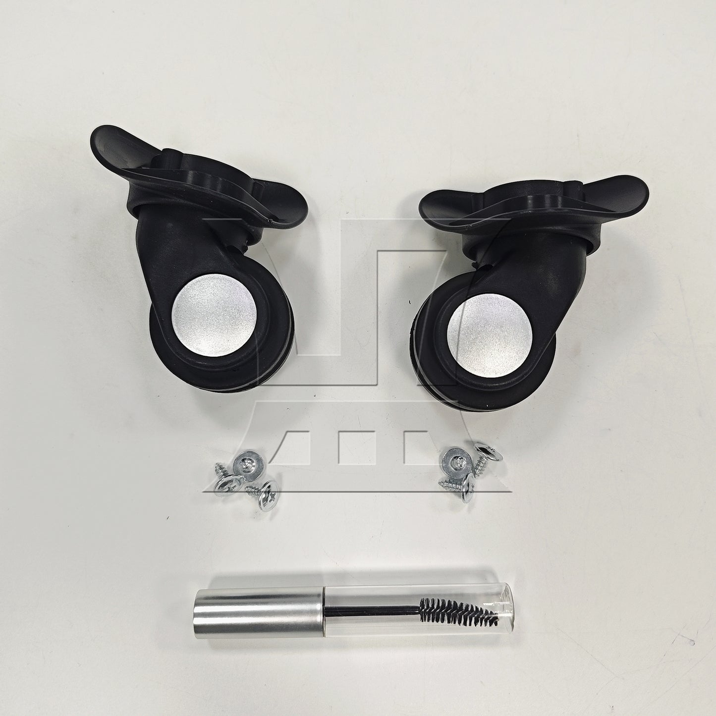 BQLZR Luggage Spinner Wheel 3.43 Inches W024 Black Left for Suitcases Repair Part