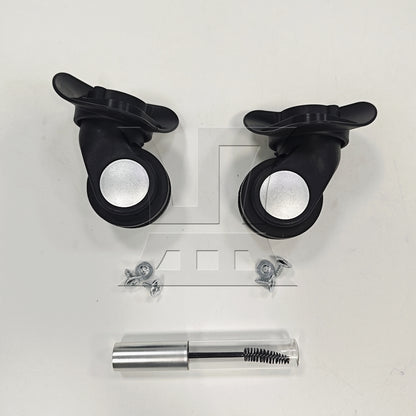 BQLZR Luggage Spinner Wheel 3.43 Inches W024 Black Left for Suitcases Repair Part
