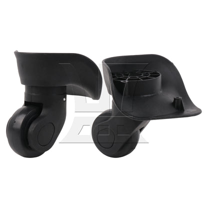BQLZR 2pcs Luggage Swivel Wheels 1R1L 115W Series W041-2 Black Large with 1pc Mascara Tube 10ml for Replacing Damaged Accessories