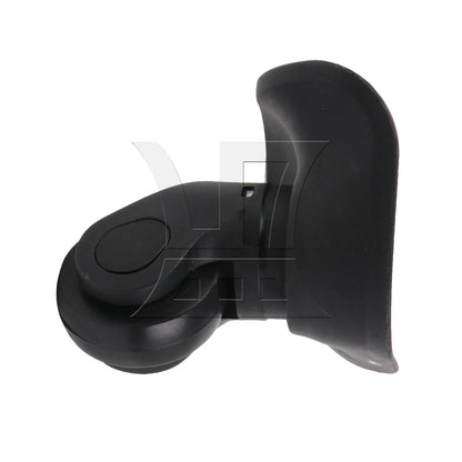 BQLZR 2pcs Luggage Swivel Wheels 1R1L 115W Series W041-2 Black Large with 1pc Mascara Tube 10ml for Replacing Damaged Accessories