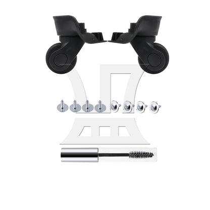 BQLZR Suitcase Swivel Wheel Spare Part 3.54 Inches W041-S Black Left Set for Luggage