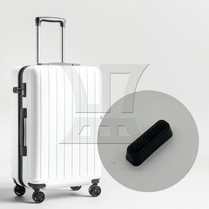 BQLZR 1 Set Of 8-Piece Suitcase Side Foot Bracket, Plastic Base 4.7x1.6x1.6cm