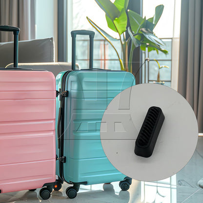 BQLZR 1 Set Of 8-Piece Suitcase Side Foot Bracket, Plastic Base 4.7x1.6x1.6cm