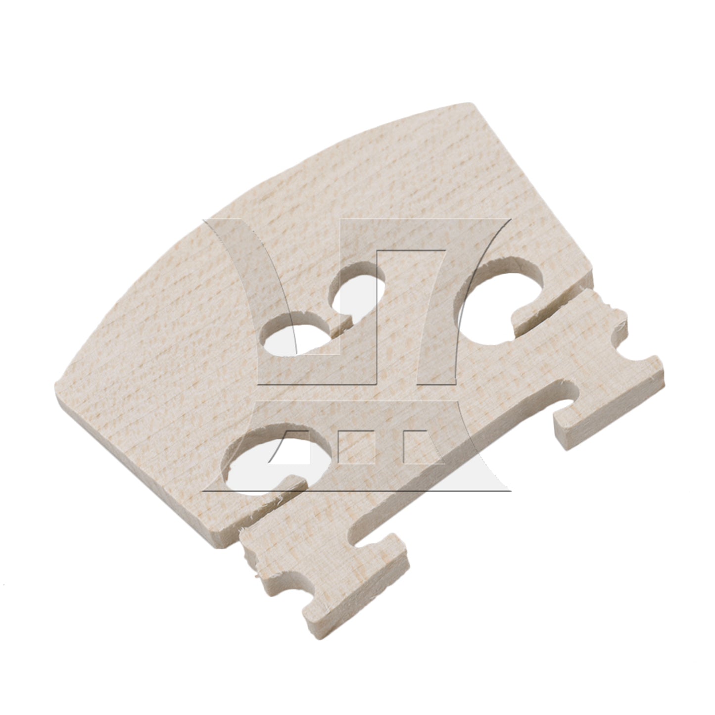 BQLZR 4/4 Violin Semi Fitted Fiddle String Wooden Bridge 1.85x1.57x0.24inch