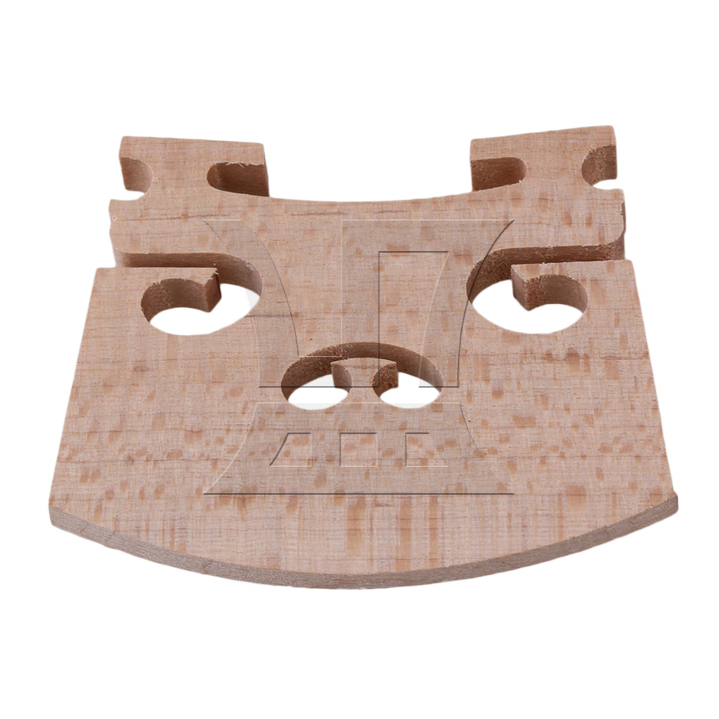 BQLZR 4/4 Violin Semi Fitted Fiddle String Wooden Bridge 1.85x1.57x0.24inch