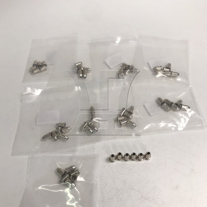 BQLZR  Electric Guitar Roller String Tree Retainer Guides Silver Zinc Alloy
