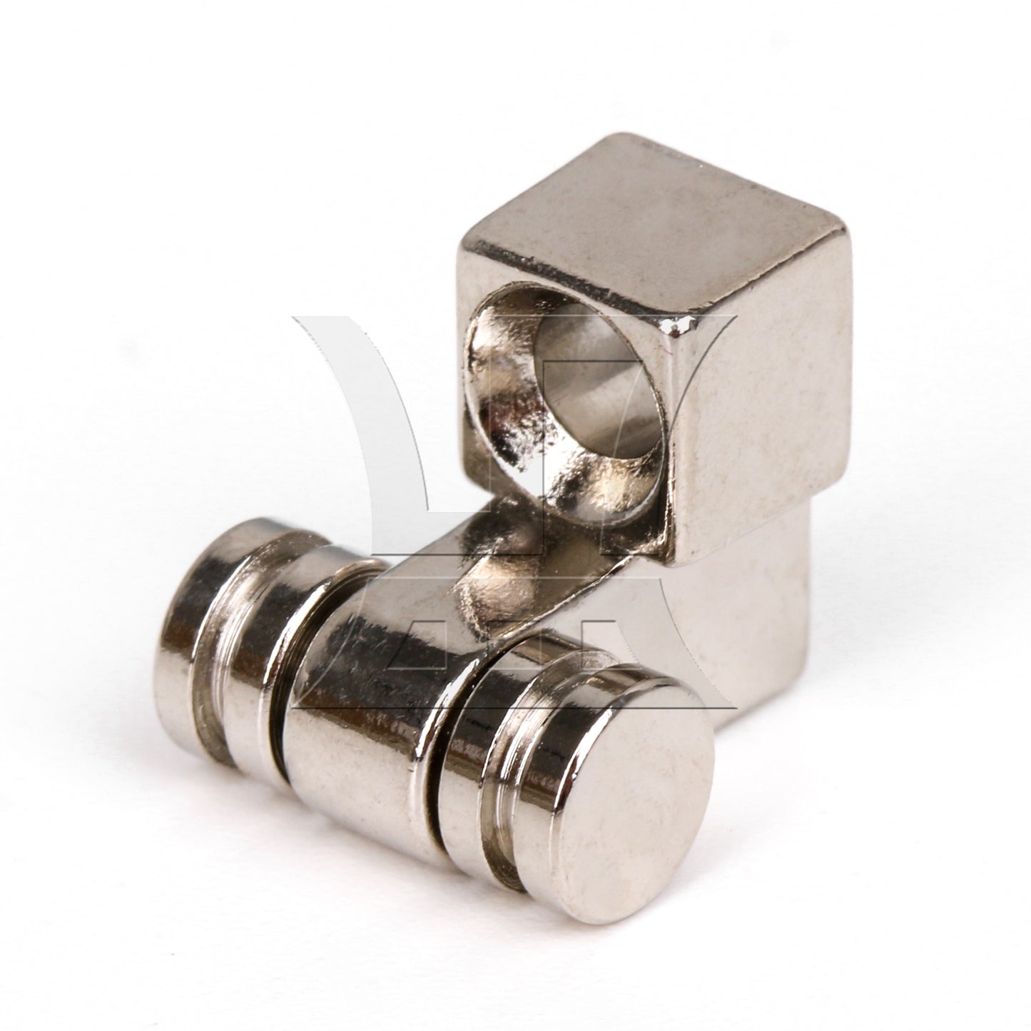 BQLZR  Electric Guitar Roller String Tree Retainer Guides Silver Zinc Alloy