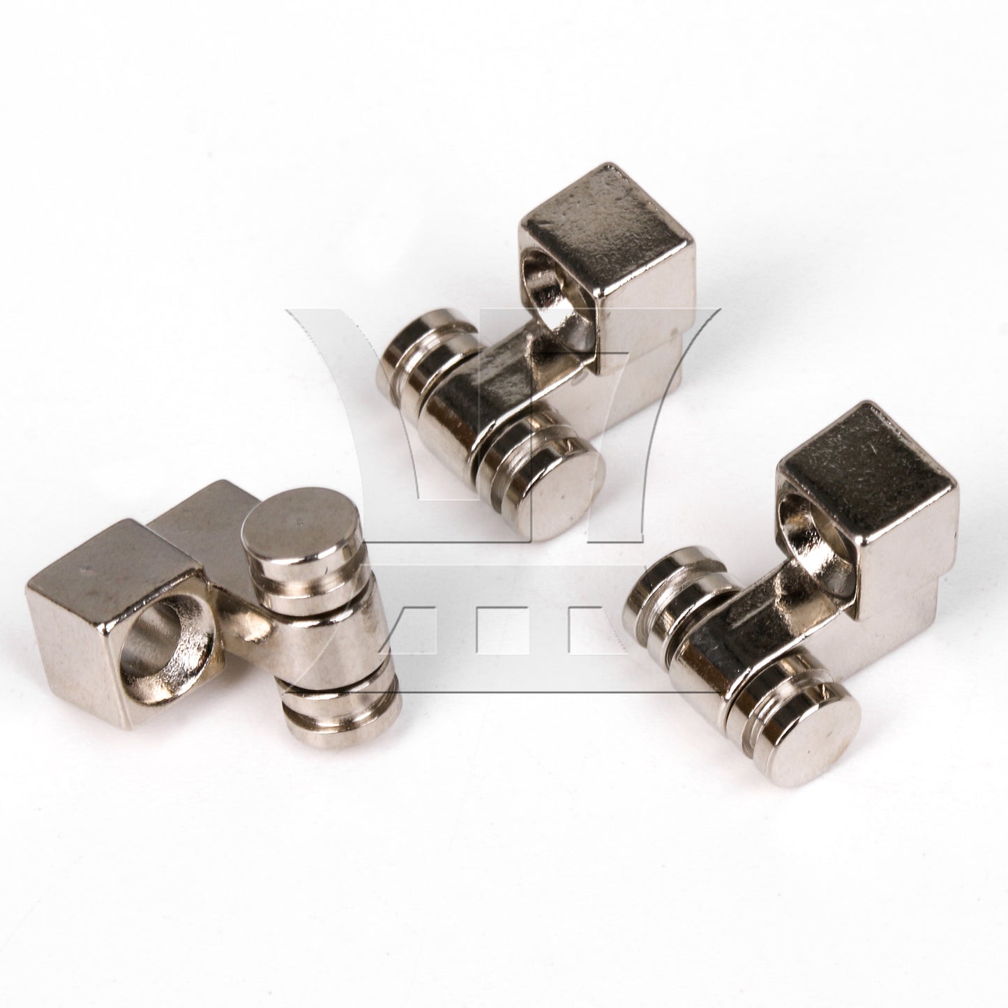 BQLZR  Electric Guitar Roller String Tree Retainer Guides Silver Zinc Alloy