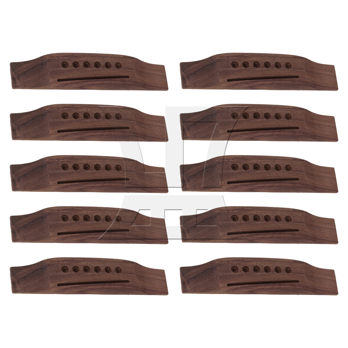 BQLZR Saddle & Nut String Rosewood Bridge Ebony Pins for Acoustic Guitar