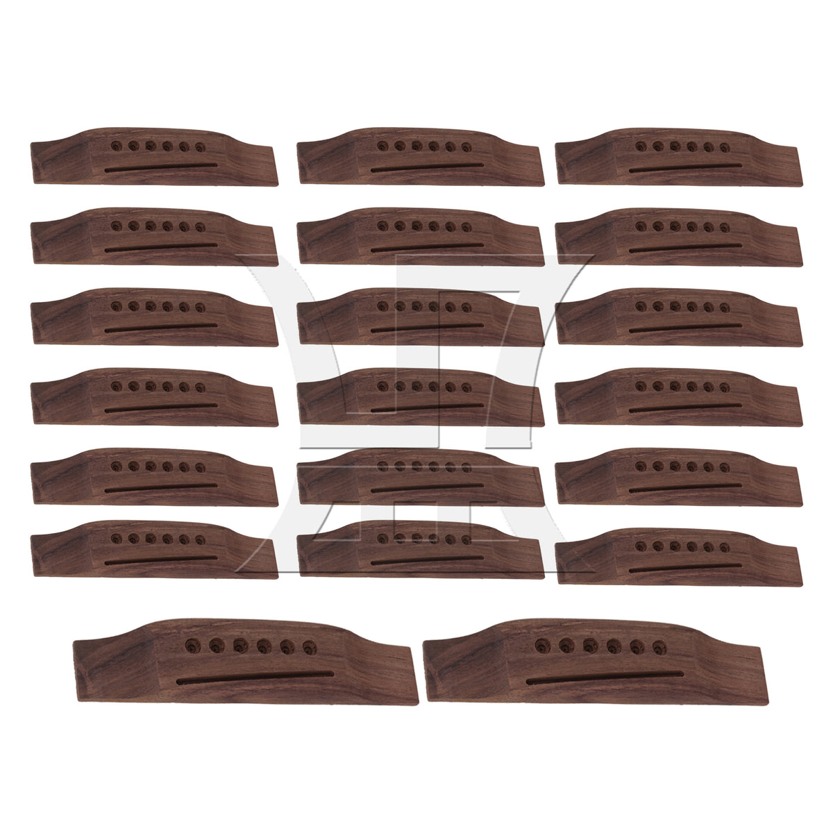 BQLZR Saddle & Nut String Rosewood Bridge Ebony Pins for Acoustic Guitar