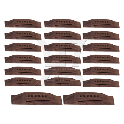 BQLZR Saddle & Nut String Rosewood Bridge Ebony Pins for Acoustic Guitar