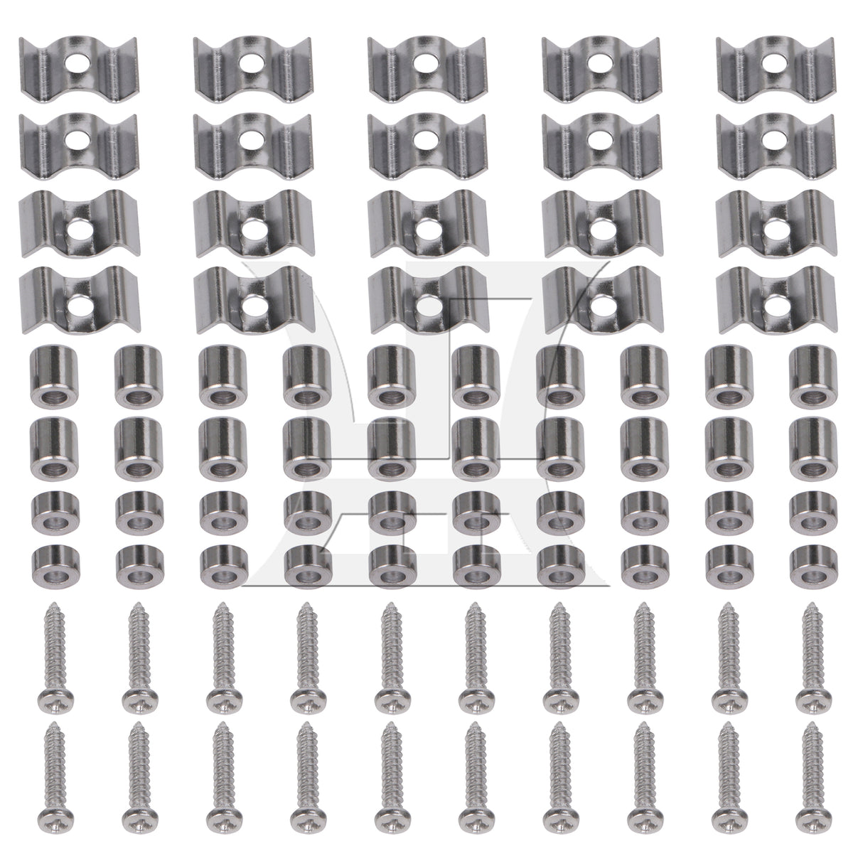 BQLZR Metal String Guides Retainers Trees for Electric Guitar Bass Repair