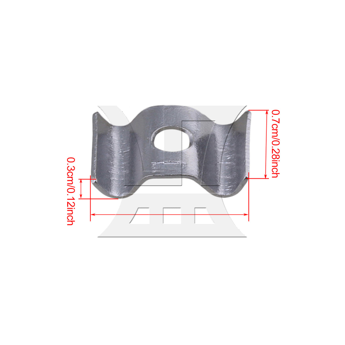 BQLZR Metal String Guides Retainers Trees for Electric Guitar Bass Repair
