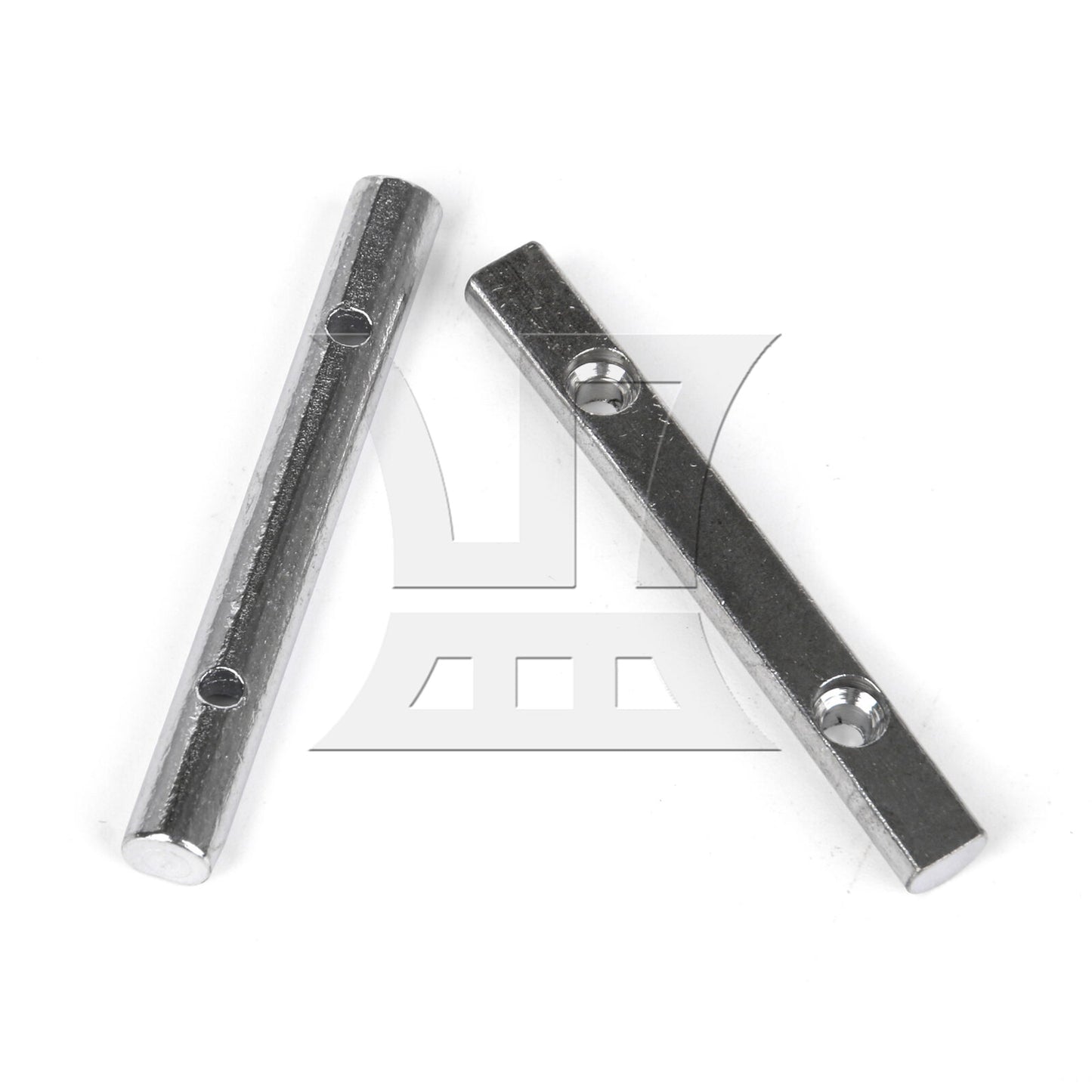 BQLZR 10 Pieces 1.77Inch Length Headstock Retainer Bar for Electric Guitar Chrome