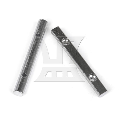 BQLZR 10 Pieces 1.77Inch Length Headstock Retainer Bar for Electric Guitar Chrome