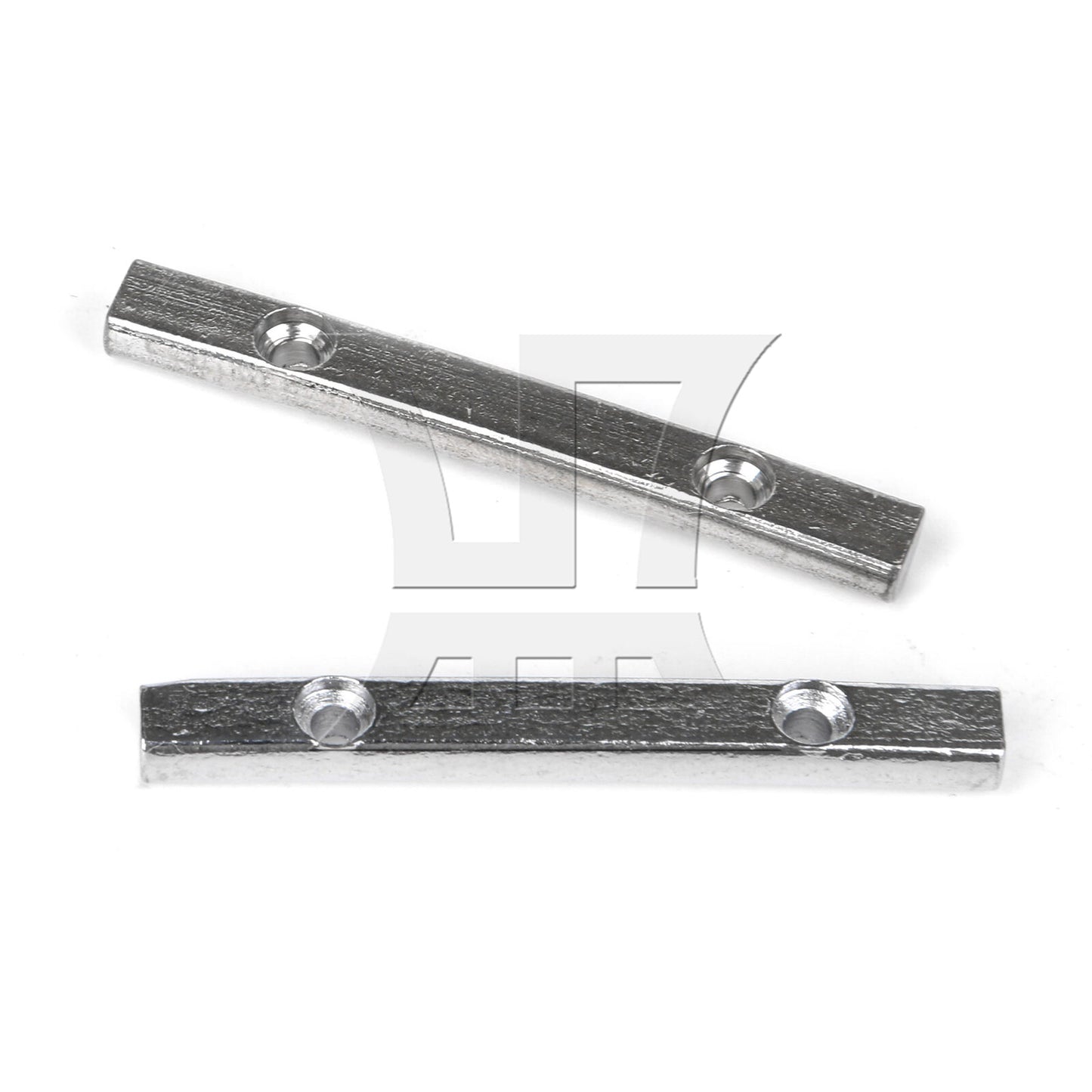 BQLZR 10 Pieces 1.77Inch Length Headstock Retainer Bar for Electric Guitar Chrome