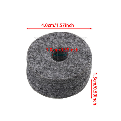 BQLZR Plastic Cymbal Sleeves & Felt 15mm Thick Washers Drum Accessories