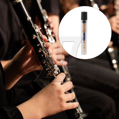 BQLZR 5 Pieces Soft Handmade Oboe Reeds for Woodwind Instruments with Plastic Tube