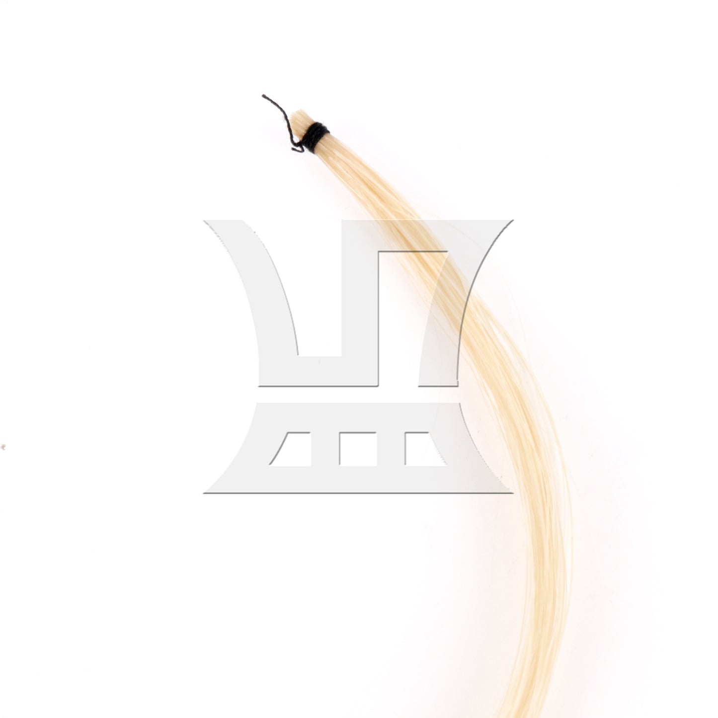 BQLZR 10Pieces Fiddle Bow Hair White 32-33.5Inch Length for 4/4 Full Size Violin