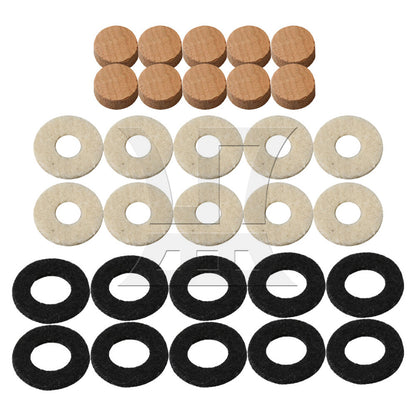 BQLZR  Waterkey Water Key Trumpet Drain Valve Cork Pad 4mm Thick for Trumpet