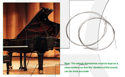 BQLZR  Silver Piano Strings Music Wire 1 Meter Musical Instrument Accessories