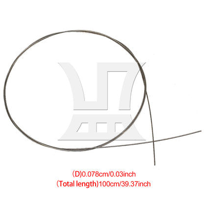 BQLZR  Silver Piano Strings Music Wire 1 Meter Musical Instrument Accessories