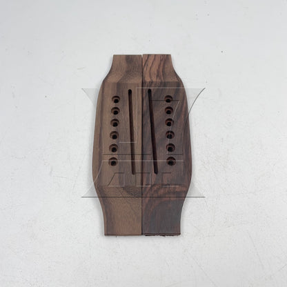 BQLZR Saddle & Nut String Rosewood Bridge Ebony Pins for Acoustic Guitar