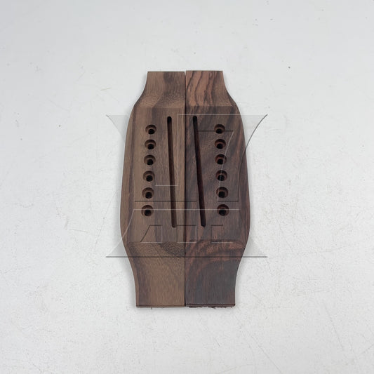 BQLZR Saddle & Nut String Rosewood Bridge Ebony Pins for Acoustic Guitar