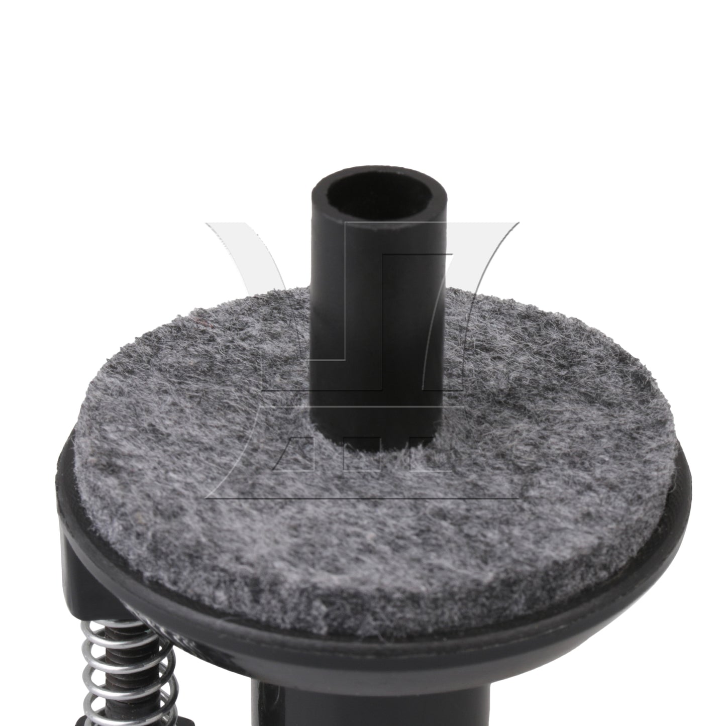 BQLZR 2 Pieces Hi-hat Cymbal Stand Holders for Drum Set Kit Replacement 16mm Black