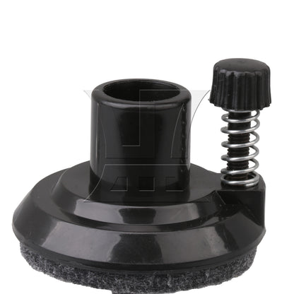 BQLZR 2 Pieces Hi-hat Cymbal Stand Holders for Drum Set Kit Replacement 16mm Black